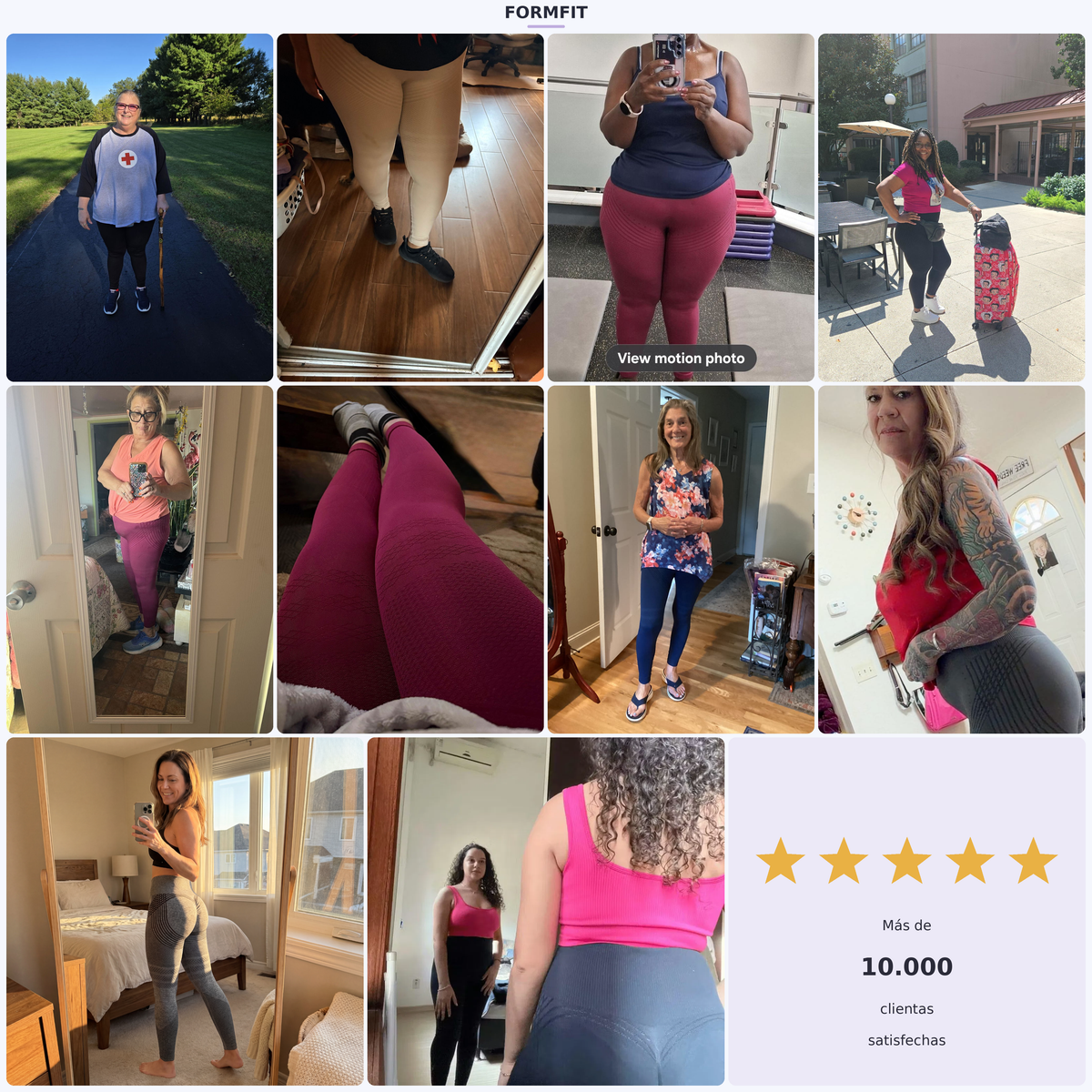 FormFit 3D™ – Leggings Moldeadores